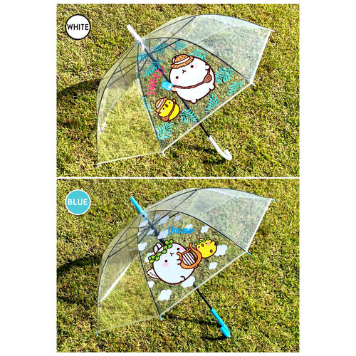 몰랑이 캐릭터 우산 투명 장우산 60cm