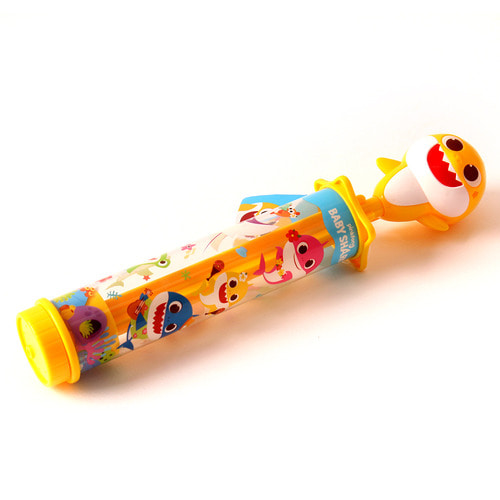 핑크퐁 아기 상어 캐릭터 피규어 물총 스틱 목욕 피스톤 물총