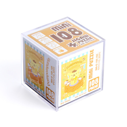 5000 산리오 폼폼푸린 팬케이크 타임 미니 직소 퍼즐 큐브 108pcs