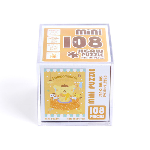 5000 산리오 폼폼푸린 팬케이크 타임 미니 직소 퍼즐 큐브 108pcs