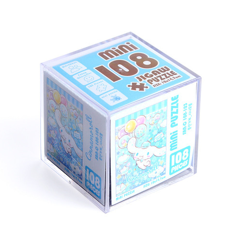 5000 산리오 시나모롤 풍선가게 미니 직소 퍼즐 큐브 108pcs