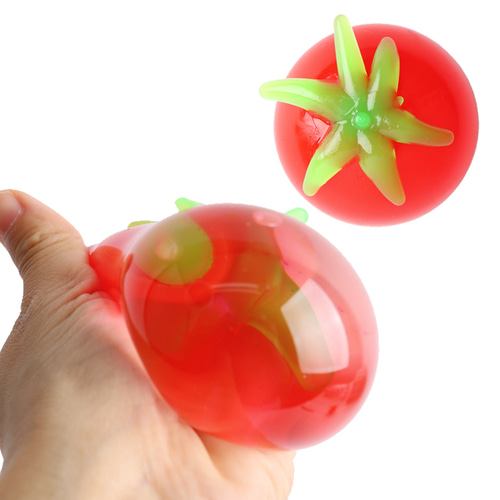 1000 토마토 묵사발 귀여운 과일 모양 주물럭 찐득볼 말랑이