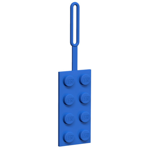 7500 레고 여행용 캐리어 러기지택 네임택 클래식 2X4 브릭 블루 백택 52001