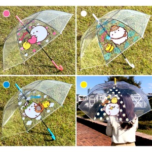 몰랑이 캐릭터 우산 투명 장우산 60cm